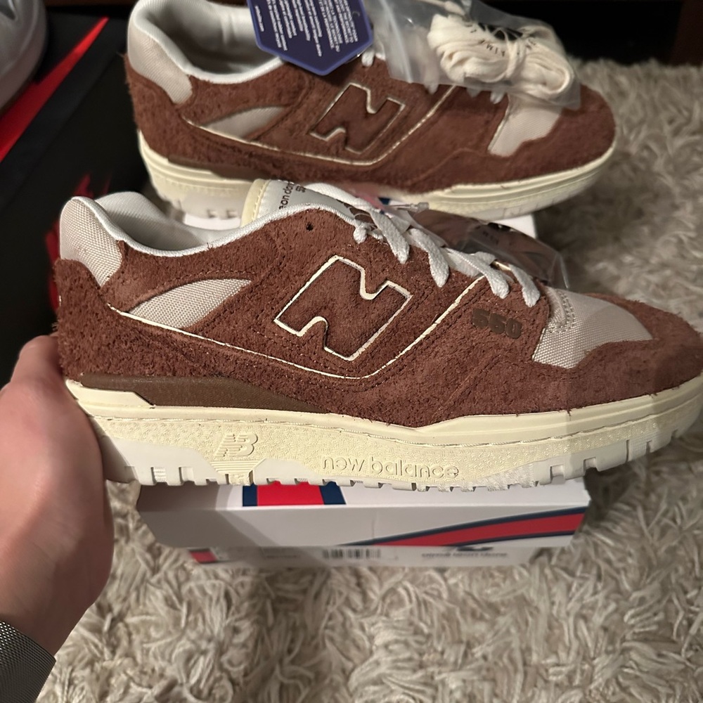 NB 550 ALD Brown Suede. Brand new. Never worn.